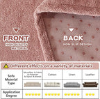 MYSKY HOME Pink Sofa Cover, Couch Covers for Pet, Oversized Couch Covers for 3 Cushion Couch, Thick Durable Sofa Covers for Furniture, Couch Cover,Non Slip Soft Protector, 91" x 150"