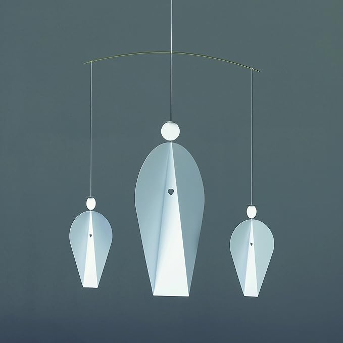 Flensted Mobiles Turning Angels Hanging Mobile - 16 Inches - Premium-Grade Cardstock
