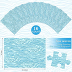 10 Sheets Drawer Liners for Dresser Scented Drawer Liners Non Adhesive Scented Paper for Fragrant Home Shelf Closet(Sea Scent,Sea Wave)