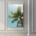Renditions Gallery Canvas Nature Wall Art Home Paintings & Prints Palm Tree Sky View Glam Romantic Artwork Wall Hanging Decorations for Bedroom Living Room Office Kitchen - 32"x48" LT06