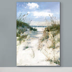 Renditions Gallery Nature Canvas Wall Art Modern Paintings Decorations Sunny Tropical Ocean Romantic Abstract Wall Hanging Artwork Prints for Bedroom Living Room Kitchen - 18"x27" LT06