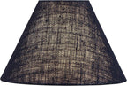 Aspen Creative 56018, Hardback Empire Transitional UNO Lamp Shade, Midnight Blue, 4" Top x 10" Bottom x 7" Slant Height, Slip UNO 33mm