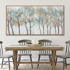 Wall Decor Green Canvas Wall Art Embellishments Plant Forest Abstract Tree Modern Artwork For Living Room Modern Canvas Prints Pictures Wall Artwork For Bedroom Home Hotel Office Decoration 30x60 Inch