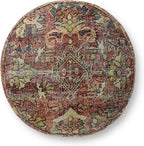 Loloi II Collection LPFLAY2 Spice 18" W x 18" D x 20" H Pouf