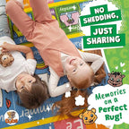 KC Cubs 5x7 ABC Alphabet, Seasons, Months & Days Rug – Educational Play Mat Carpet for Kids, Toddlers, Nursery, Classroom, Playroom, Baby Daycare