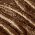 Amazon Basics Soft Fleece Throw Blanket, Lightweight Cozy Blanket for Couch & Sofa, 50 x 60 Inches, Brown