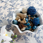 Qingbei Rina Potpourri Bags, Ocean Breeze Scented Potpourri Bowl Filler,Beach Coastal Blue Vase Filler,Home Fragrance Sachet of Petal,Bathroom Decor,9.9 Oz