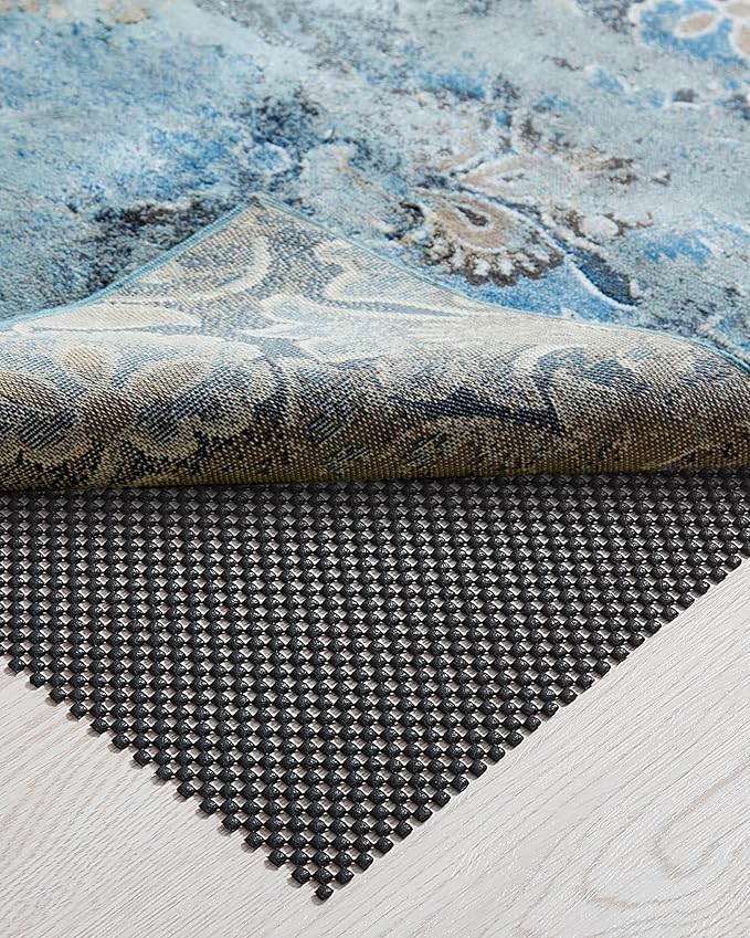 Veken Runner Rug Pad Gripper for Hardwood Floors, Non Slip 2x8 Ft Black Rug Pads for Area Rugs, Thick Rug Grippers for Tile Floors, Under Carpet Anti Skid Mat, Keep Your Rugs Safe and in Place