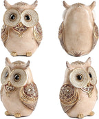 Owl Statue for Home Decoration for Shelf Bookshelf OfficeTable Indoor Decor Accents Adorable Big Eye Owl Statues and Sculptures Animal Owls Gift for Bird Lover Cute Figurine