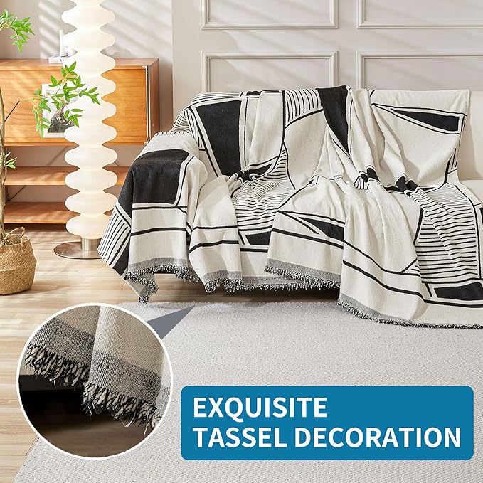 HAOMAIJIA Non Slip Couch Cover Sofa Covers for 2 Cushion Couch Washable sectional Couch Covers for Dogs pet Furniture Protector Couch Cover Blanket for Living Room (71"x102")