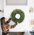 25" Norfolk Pine Christmas Wreath for Front Door,Realistic Artificial Christmas Wreath,Used for Wall Window Porch Farmhouse Indoor and Outdoor Christmas Decoration Home Decoration