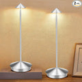Portable Led Cordless Lamp Table Light 2 Pack, Rechargeable 6000mAh Battery Outdoor Table Lamp for Dinning Restaurant Patio Bedroom Camping, IP54 Waterproof, Dimmable