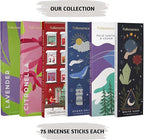 Folkulture Incense Sticks (75 Sticks) |8" Holy Palo Santo & Cedar Incense Sticks For Spritual, Inciensos para Sacar Malas Energias | No Charcoal,Organic,Non Toxic, 45 Mins, Long Burning Insence-Sticks