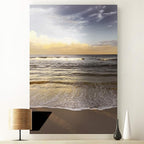 Renditions Gallery Canvas Wall Art Nature Modern Paintings Decorations Glam Evening Waves Romantic Scenic Wall Hanging Artwork Prints for Bedroom Living Room Office Kitchen - 24"x36" LT06