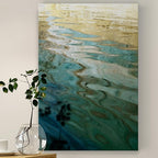 Renditions Gallery Canvas Nature Wall Art Romantic Paintings & Prints Serene Ethereal Lake Glam Modern Wall Hanging Artwork Decorations for Bedroom Dining Office Kitchen - 24"x36" LT06