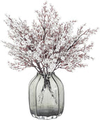 JAKY-Global Babys Breath Silk Artificial Flowers Bulk 9pcs for Fall Decor Fake Flower Bouquet Bulk for Home Kitchen Indoor Bouquet Floral Arrangement Table Centerpieces Party Decor(Silver)