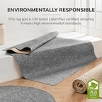 Anji Mountain 6' x 6' Round Non Slip Rug Pad Gripper for Area Rugs-Rug Gripper Pad Keeps Rugs Safe in Place Cushioning Under Rug Floor Protector for Hardwood & Tile Floors-Anti Skid Under Carpet Mat