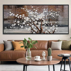 KLAKLA Extra Large Wall Art 86x39 Inches - Tree Huge Canvas Picture Wall Decor Living Room Oversized Artwork for Walls Bedroom Office Decoration Modern Frame Wall Art