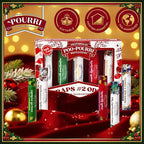 Poo-Pourri Holiday On-The-Go Travel Size, 5 pack Gift Set, Spritzmas Spice, Vanilla Bourbon, Oh Spritzmas Tree, Frosty Flush10mLs