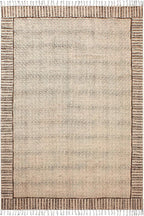 Kilim Rug 5x7 Area Rug Gray & Beige Cotton Dhurrie Geometric Thick 0.19 inches Stone Easy Washable Rug Hand Wash Cotton Carpet Flatweave Rug Indoor Outdoor Rugs for Living Room, Bedroom