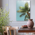 Renditions Gallery Canvas Nature Wall Art Home Paintings & Prints Palm Tree Sky View Glam Romantic Artwork Wall Hanging Decorations for Bedroom Living Room Office Kitchen - 12"x18" LT06