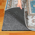 Waterproof Rug Pad, Thick 8x10 ft Under Area Rug Carpet Pad, Non Slip Felt Rug Pads for Hardwood Floors, Keep Carpets in Place Soft and Prevent Rug from Wrinkling or Buckling