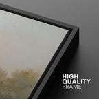 MUDECOR Framed Wall Art Print Set Soft Pastel Landscape Serene Waters and Reflections Illustrations Modern Art Boho Decorative Colorful Chic for Living Room, Bedroom, Office - 16"x24"x3 Black