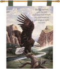 Manual Inspirational Collection 26 X 36-Inch Wall Hanging and Finial Rod, Freedom with Verse by Linda Picken,