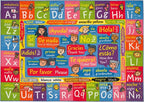 KC Cubs Bilingual Educational Kids Rug – English & Spanish ABC, Colors & Phrases – Language Learning Mat Classroom & Playroom Carpet Baby-Toddler 3x5