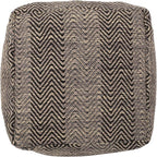 Christopher Knight Home Dora Cube Pouf, Brown, Beige, Yellow