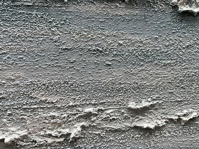 Art Hand-Painted Blue and White Ocean Landscape Oil Painting Modern Abstract Canvas Art Home Wall Decoration 24x48 inches