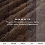 Bedsure GentleSoft Blankets Queen Size for Bed - Super Soft Cozy Blanket for Women Men Girls, Large Fuzzy Fleece Throw for Bedroom Decor, Brown, 90x90 Inches