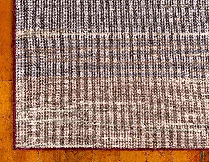 Unique Loom Barista Collection Area Rug - Mundo Nova (9' x 12' Rectangle, Beige/ Blue)