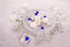 Bolsius White Floating Candles 20 Count - 1.75 Inch, 5 Hour Long Lasting Candle Set Romantic Decoration for Special Night, Pool, Party, Wedding, Cylinder Vases for Centerpiece