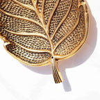 Pure Source India Leaf Design Incense Burner Holder/Incense Stick Holder Ash Catcher for Home Office Fragrance Yoga Meditation
