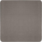 House, Home and More Skid-Resistant Carpet Indoor Area Rug Floor Mat - Gray - 4 Ft X 4 Ft - Non Slip Rubber Backing, Stain Resistant, Dog Friendly, Living Room Bedroom Kitchen Entryway