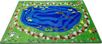 KIDCARPET.COM Nature All Around Rectangle Classroom Rug | Bordered Area Rug for Preschool Daycare Learning, 7'6" x 12'