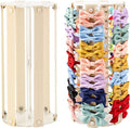 Bow Organizer for Girls - Large Capacity Hair Clip Organizer, Effortless Hair Bow Holder for Home Dresser, Perfect for Gifting, Essential Storage Solution for Girls (Beige