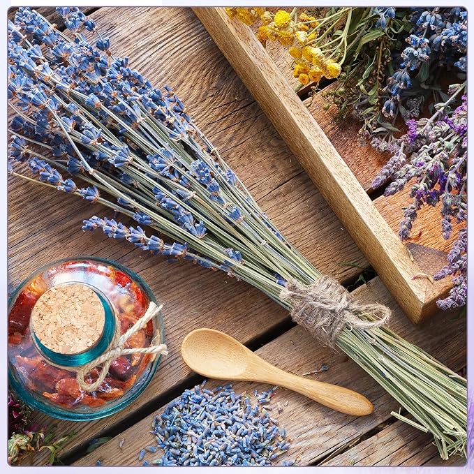 Treela 6 Pound Dried Lavender Bulk Dry Lavender Buds Fragrant Flower Petals for DIY Wedding Gift Crafts Fragrance Sachets