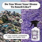 Home-Pourri Air + Fabric Multi-Purpose Odor Freshener Spray, 11 Fl Oz, Up to 570 Uses, Lavender Sage Scent, Room Deodorizer with Essential Oils, for Carpets, Couches, Bedding & Curtains