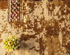 Unique Loom Barista Collection Area Rug - Arusha (4' 1" x 6' 1" Rectangle, Beige/ Black)