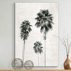 Renditions Gallery Canvas Nature Wall Art Modern Paintings & Prints Decor Vintage Palm Trees Sketch Black & White Abstract Wall Hanging Artwork for Bedroom Office Kitchen - 32"x48" LT06