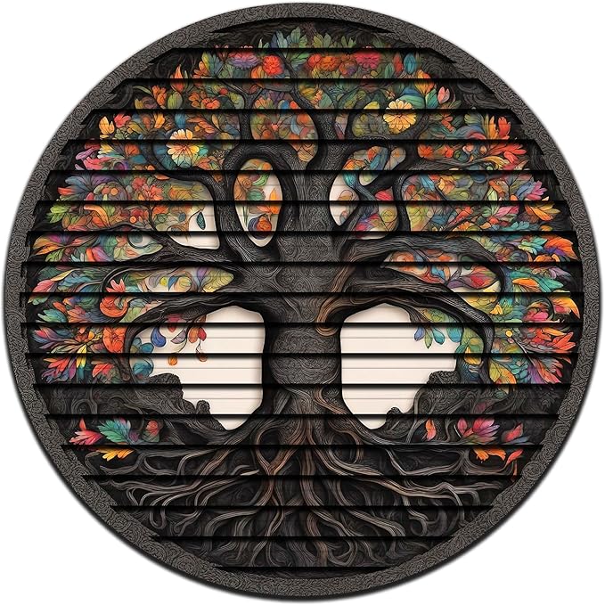 Tree Of Life, Carved Wood Wall Art, 3D Wall Decor, Home Decor, Housewarming Gift, Wall Hangings, Round Wall Art, Wooden Wall Decor,Home Art, Home Decor