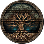 Tree Of Life, Carved Wood Wall Art, 3D Wall Decor, Home Decor, Housewarming Gift, Wall Hangings, Round Wall Art, Wooden Wall Decor,Home Art, Home Decor