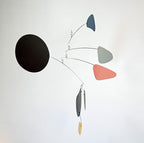 Blue Moon Rising - Hanging Art Mobile | Midcentury Modern Hanging Mobile | Handmade in Portland, OR, by Mark Leary