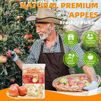Dried Apple Slices, Apple Slices, Dried Apples, 3.52oz/100g No Added Sugar, No Nothing, Dried Fruit Tea, Clean Snacks, Natural Sweetness & Subtle Tartness, Simmer Pot Mix, Potpourri Bowl Filler, for Home Decor