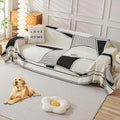 HAOMAIJIA Non Slip Couch Cover Sofa Covers for 2 Cushion Couch Washable sectional Couch Covers for Dogs pet Furniture Protector Couch Cover Blanket for Living Room (71"x102")