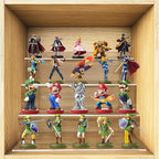 9 Inch Acrylic Shelf for Perfume Organizer in 2 Pack, 4 Tier Funko POP Shelves, Cologne Organizer Tiered Riser Display Stand, Acrylic Display for Decoration