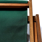 BYER OF MAINE Pangean Glider Chair – Folding Wood & Canvas Chair – Portable Outdoor Chair for Porch, Patio, or Beach in Forest Green