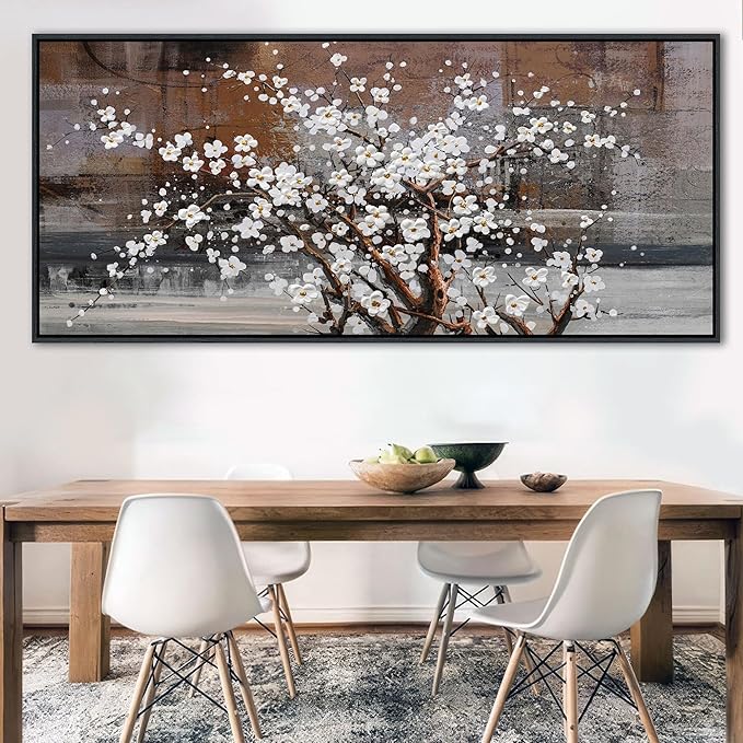 KLAKLA Extra Large Wall Art 86x39 Inches - Tree Huge Canvas Picture Wall Decor Living Room Oversized Artwork for Walls Bedroom Office Decoration Modern Frame Wall Art